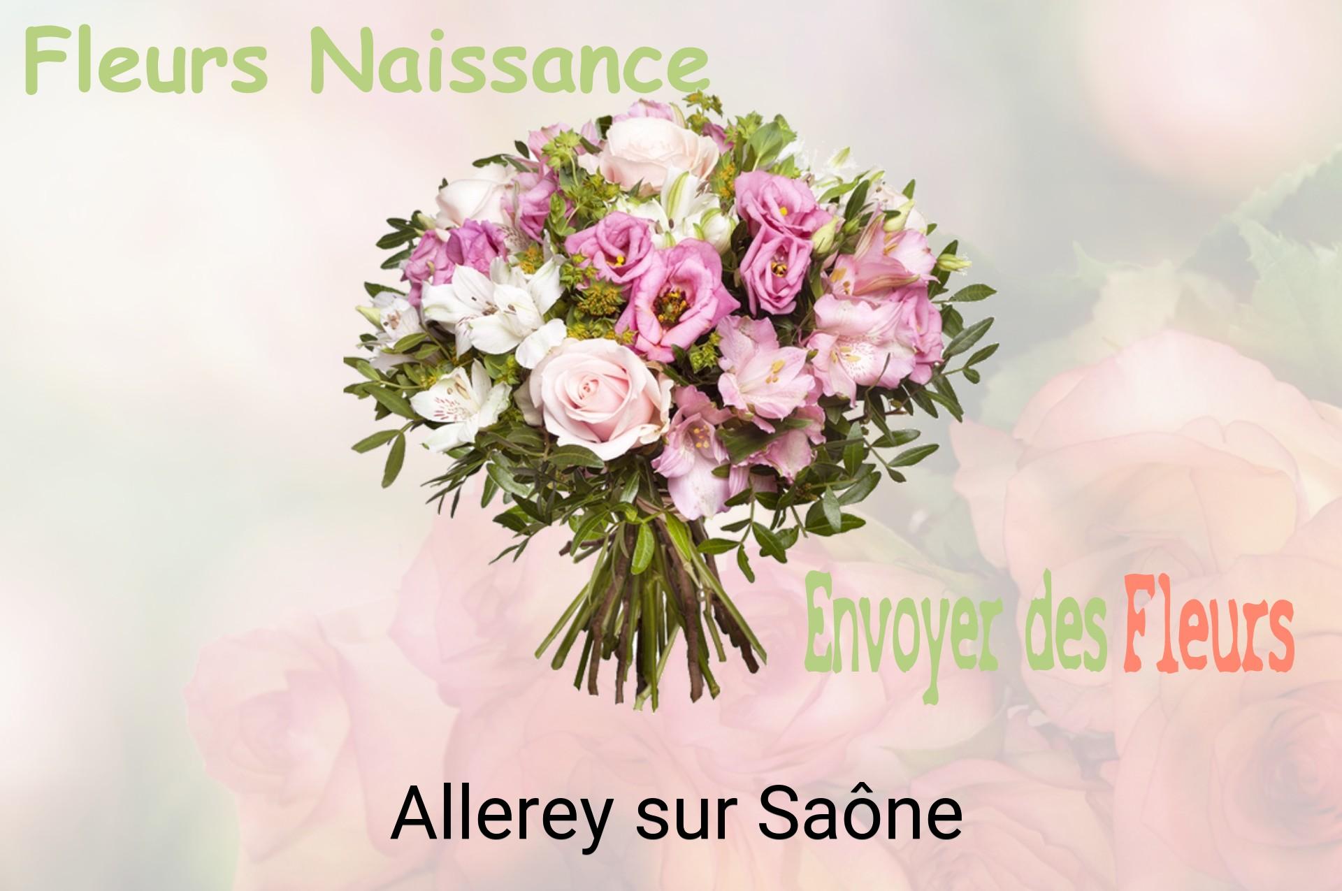 Bouquet de fleurs de naissance livré à Allerey-sur-Saône
